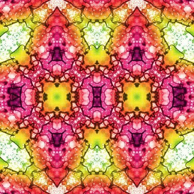 Kusursuz yaratıcı model. Yaratıcı bir geçmiş. Kaleydoskop deseni