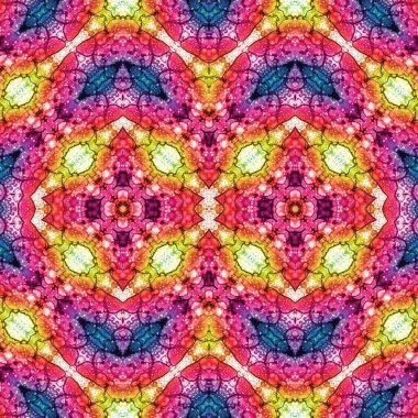 Kusursuz yaratıcı model. Yaratıcı bir geçmiş. Kaleydoskop deseni