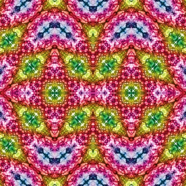 Kusursuz yaratıcı model. Yaratıcı bir geçmiş. Kaleydoskop deseni