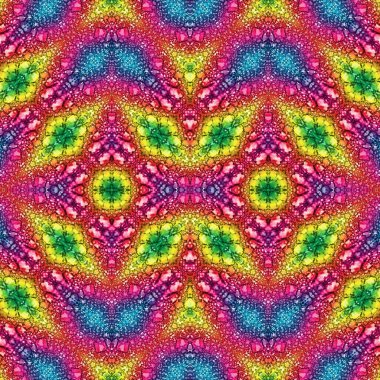 Kusursuz yaratıcı model. Yaratıcı bir geçmiş. Kaleydoskop deseni