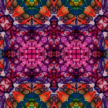 Kusursuz yaratıcı model. Yaratıcı bir geçmiş. Kaleydoskop deseni