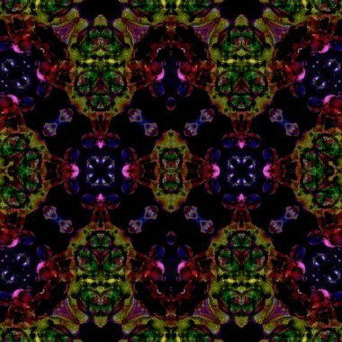 Kusursuz yaratıcı model. Yaratıcı bir geçmiş. Kaleydoskop deseni