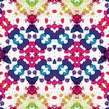 Kusursuz yaratıcı model. Yaratıcı bir geçmiş. Kaleydoskop deseni