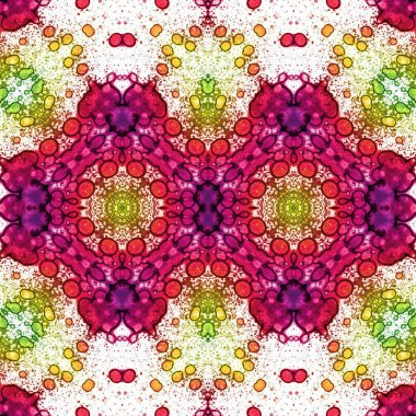 Kusursuz yaratıcı model. Yaratıcı bir geçmiş. Kaleydoskop deseni