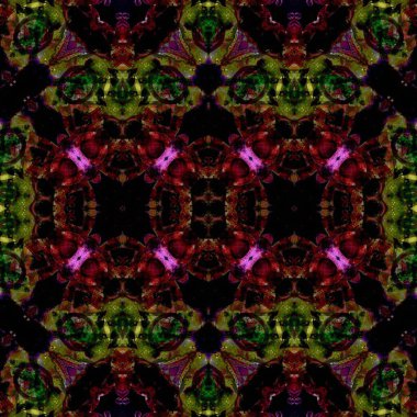 Kusursuz yaratıcı model. Yaratıcı bir geçmiş. Kaleydoskop deseni