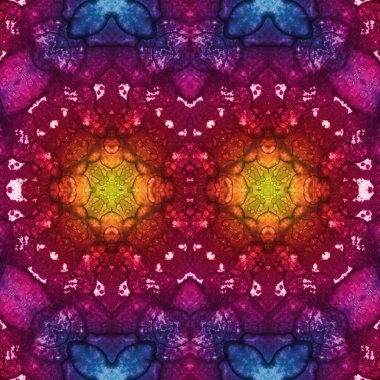 Kusursuz yaratıcı model. Yaratıcı bir geçmiş. Kaleydoskop deseni