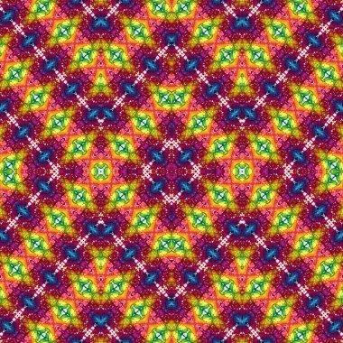 Kusursuz yaratıcı model. Yaratıcı bir geçmiş. Kaleydoskop deseni