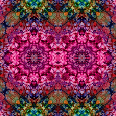 Kusursuz yaratıcı model. Yaratıcı bir geçmiş. Kaleydoskop deseni