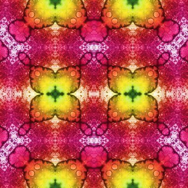 Kusursuz yaratıcı model. Yaratıcı bir geçmiş. Kaleydoskop deseni