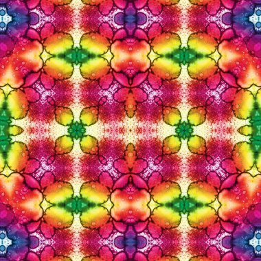 Kusursuz yaratıcı model. Yaratıcı bir geçmiş. Kaleydoskop deseni