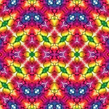 Kusursuz yaratıcı model. Yaratıcı bir geçmiş. Kaleydoskop deseni