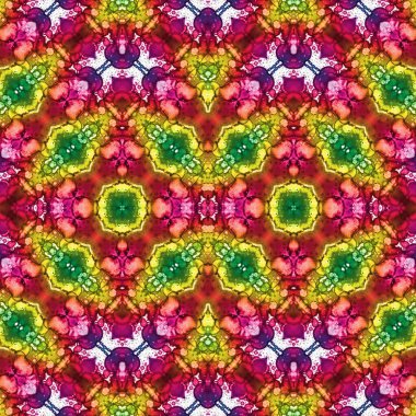 Kusursuz yaratıcı model. Yaratıcı bir geçmiş. Kaleydoskop deseni