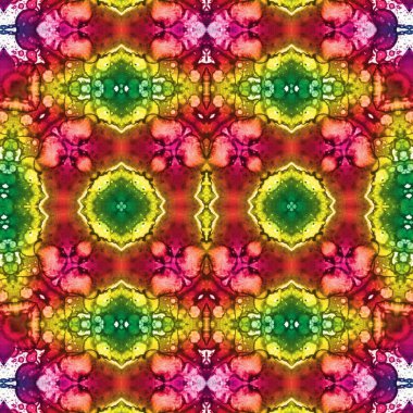 Kusursuz yaratıcı model. Yaratıcı bir geçmiş. Kaleydoskop deseni