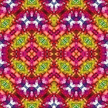 Kusursuz yaratıcı model. Yaratıcı bir geçmiş. Kaleydoskop deseni