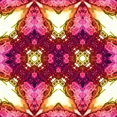 Kusursuz yaratıcı model. Yaratıcı bir geçmiş. Kaleydoskop deseni