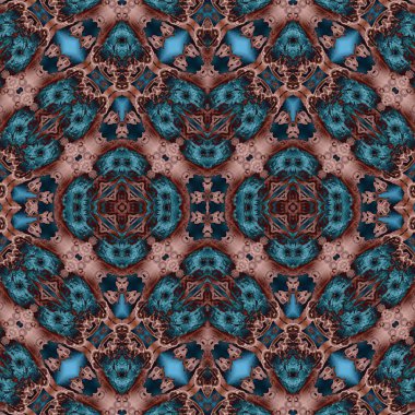 Kusursuz yaratıcı model. Yaratıcı bir geçmiş. Kaleydoskop deseni