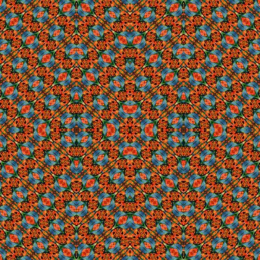 Kusursuz yaratıcı model. Yaratıcı bir geçmiş. Kaleydoskop deseni