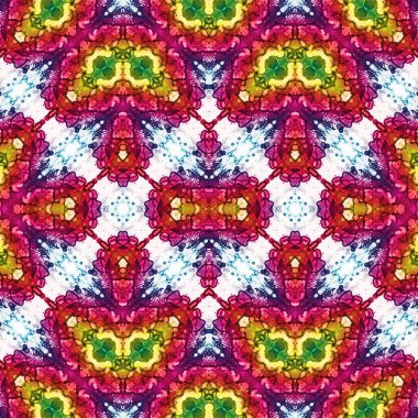 Kusursuz yaratıcı model. Yaratıcı bir geçmiş. Kaleydoskop deseni