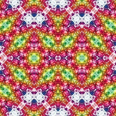 Kusursuz yaratıcı model. Yaratıcı bir geçmiş. Kaleydoskop deseni