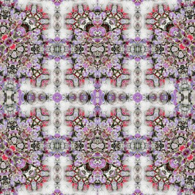 Kusursuz yaratıcı model. Yaratıcı bir geçmiş. Kaleydoskop deseni