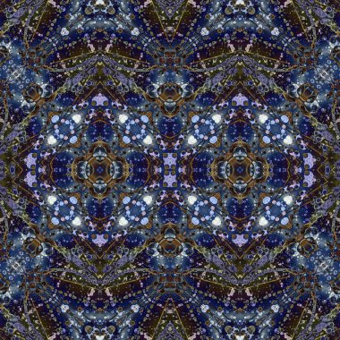 Kusursuz yaratıcı model. Yaratıcı bir geçmiş. Kaleydoskop deseni