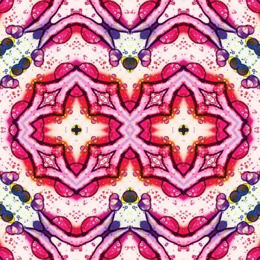 Kusursuz yaratıcı model. Yaratıcı bir geçmiş. Kaleydoskop deseni