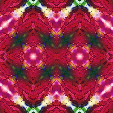 Kusursuz yaratıcı model. Yaratıcı bir geçmiş. Kaleydoskop deseni