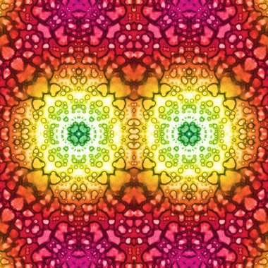 Kusursuz yaratıcı model. Yaratıcı bir geçmiş. Kaleydoskop deseni