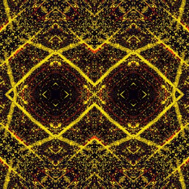 Kusursuz yaratıcı model. Yaratıcı bir geçmiş. Kaleydoskop deseni