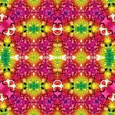 Kusursuz yaratıcı model. Yaratıcı bir geçmiş. Kaleydoskop deseni