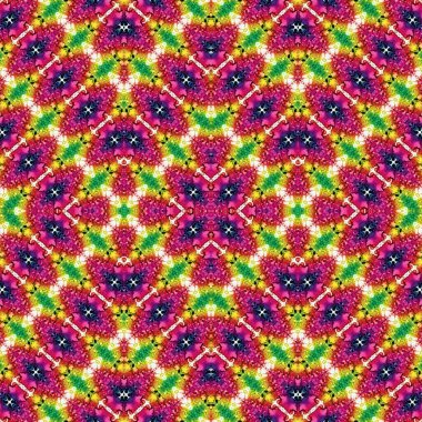 Kusursuz yaratıcı model. Yaratıcı bir geçmiş. Kaleydoskop deseni