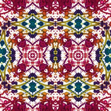 Kusursuz yaratıcı model. Yaratıcı bir geçmiş. Kaleydoskop deseni