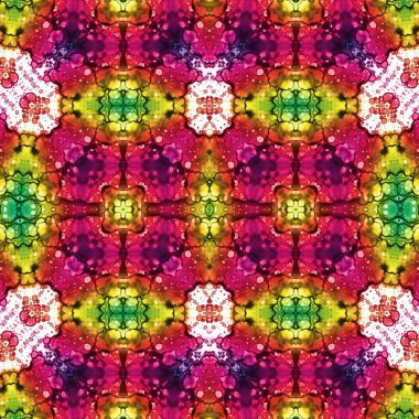 Kusursuz yaratıcı model. Yaratıcı bir geçmiş. Kaleydoskop deseni