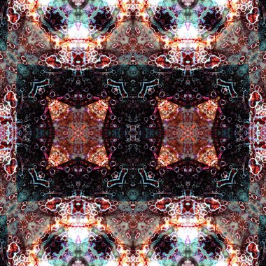 Kusursuz yaratıcı model. Yaratıcı bir geçmiş. Kaleydoskop deseni