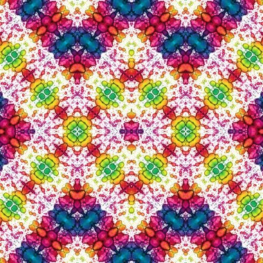 Kusursuz yaratıcı model. Yaratıcı bir geçmiş. Kaleydoskop deseni