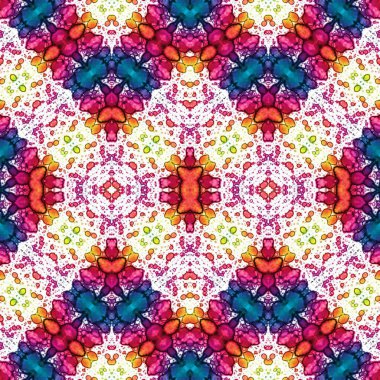 Kusursuz yaratıcı model. Yaratıcı bir geçmiş. Kaleydoskop deseni