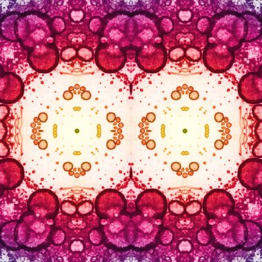 Kusursuz yaratıcı model. Yaratıcı bir geçmiş. Kaleydoskop deseni