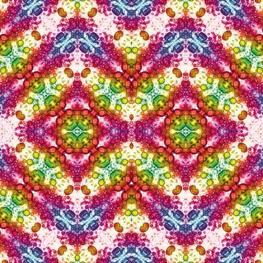 Kusursuz yaratıcı model. Yaratıcı bir geçmiş. Kaleydoskop deseni