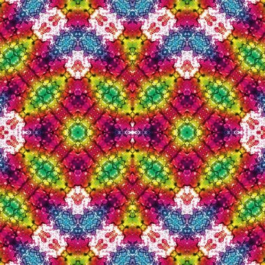 Kusursuz yaratıcı model. Yaratıcı bir geçmiş. Kaleydoskop deseni