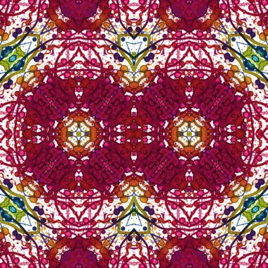 Kusursuz yaratıcı model. Yaratıcı bir geçmiş. Kaleydoskop deseni