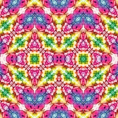 Kusursuz yaratıcı model. Yaratıcı bir geçmiş. Kaleydoskop deseni