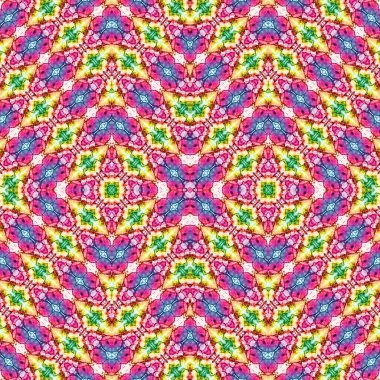 Kusursuz yaratıcı model. Yaratıcı bir geçmiş. Kaleydoskop deseni