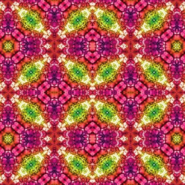 Kusursuz yaratıcı model. Yaratıcı bir geçmiş. Kaleydoskop deseni