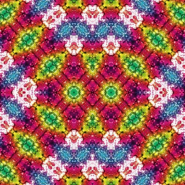 Kusursuz soyut desen. Sanat geçmişi. Soyut doku. Kaleydoskop