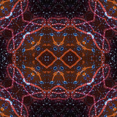 Kusursuz soyut desen. Sanat geçmişi. Soyut doku. Kaleydoskop