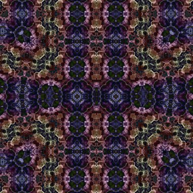 Kusursuz soyut desen. Sanat geçmişi. Soyut doku. Kaleydoskop
