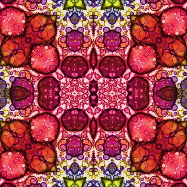 Kusursuz soyut desen. Sanat geçmişi. Soyut doku. Kaleydoskop