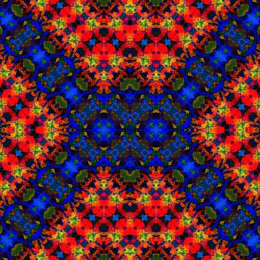 Kusursuz soyut desen. Sanat geçmişi. Soyut doku. Kaleydoskop