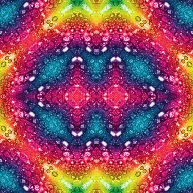 Kusursuz soyut desen. Sanat geçmişi. Soyut doku. Kaleydoskop