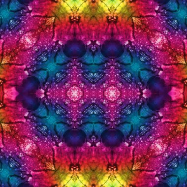 Kusursuz soyut desen. Sanat geçmişi. Soyut doku. Kaleydoskop